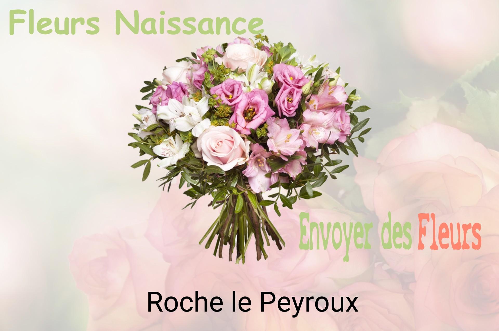 Bouquet de fleurs de naissance livré à Roche-le-Peyroux